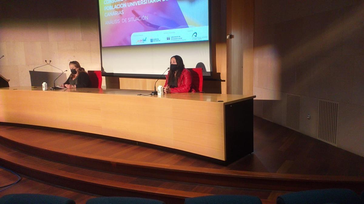 Un momento de la presentación del estudio de la ULL.