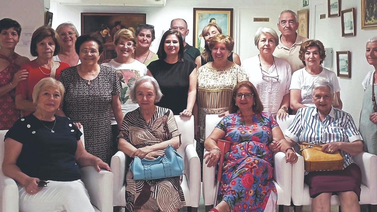 Grupo de voluntarios del hospital del Valle de Los Pedroches de Pozoblanco.