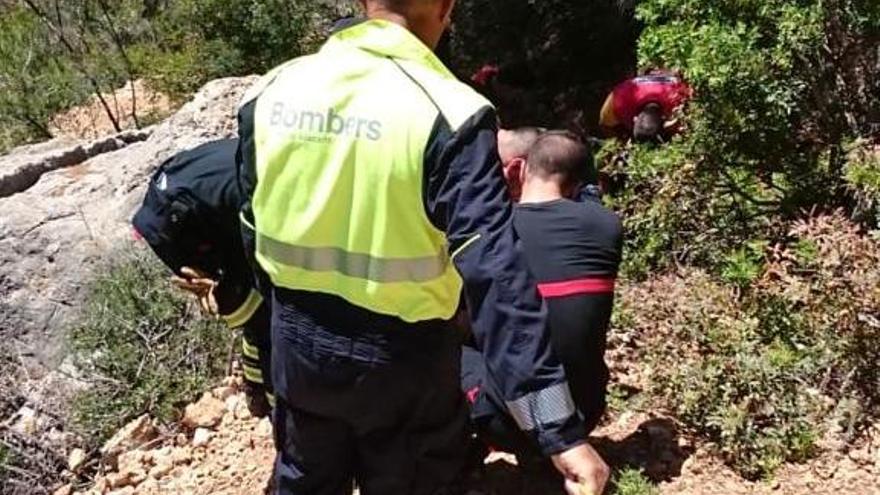 Rescatan a una senderista suiza en la Serra d&#039;Oltà de Calp