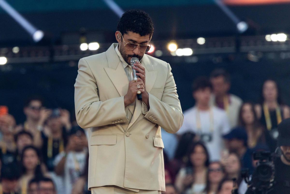 Primer concierto de Bad Bunny en el estadio Lluis Companys de Barcelona