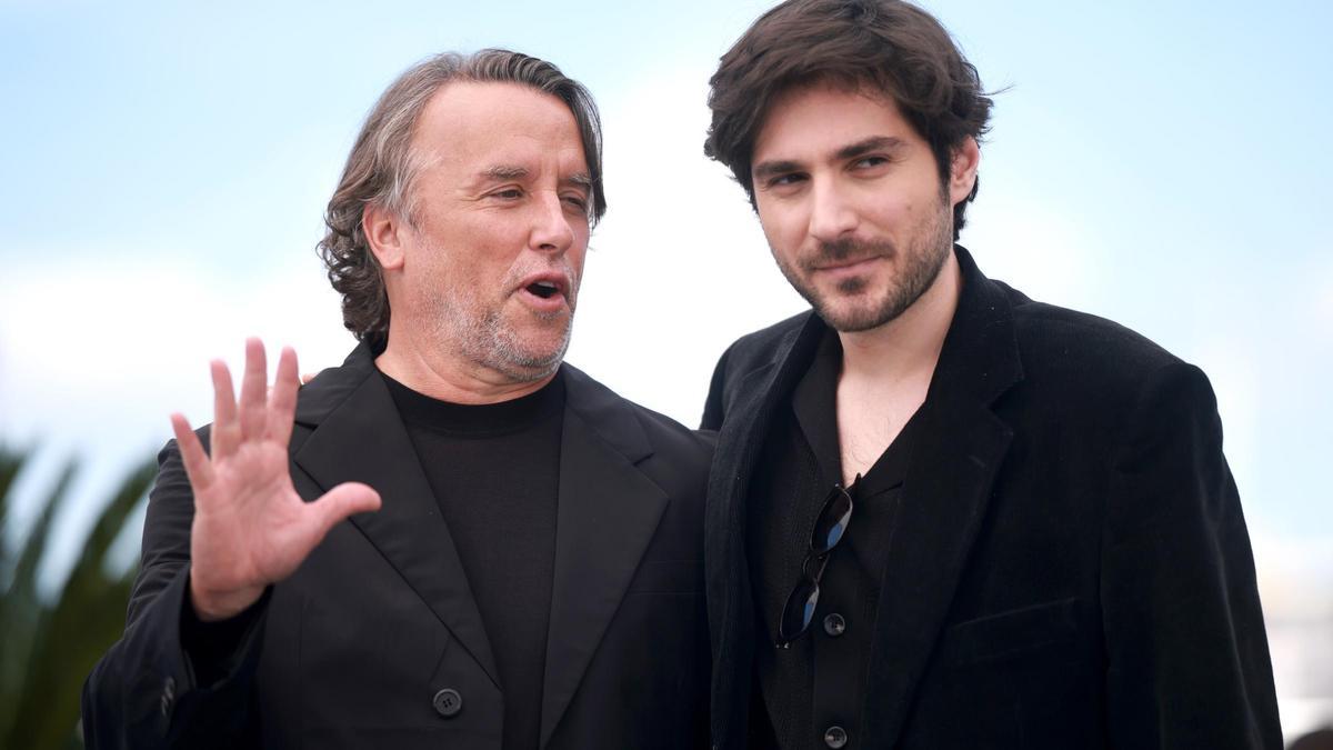 Richard Linklater (esquerra) i Guillaume Marbeck (dreta).