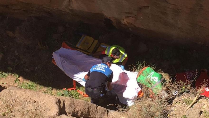 Rescatado un senderista en Betancuria