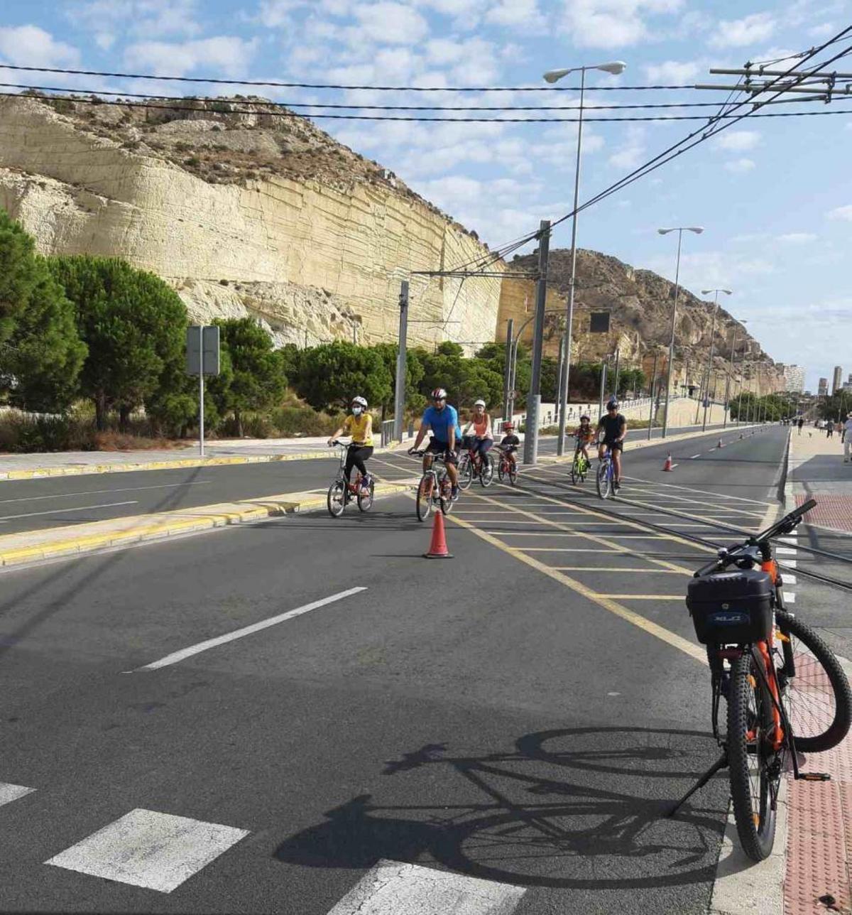 Para la ciclovía se ha reservado un gran espacio comprendido entre la Plaza del Mar y parte de ‘La Cantera’.