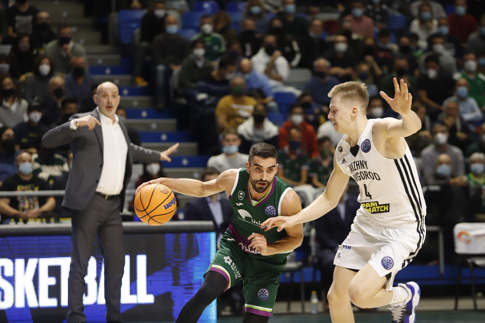 Las imágenes del Unicaja - Nizhny Novgorod de la BCL