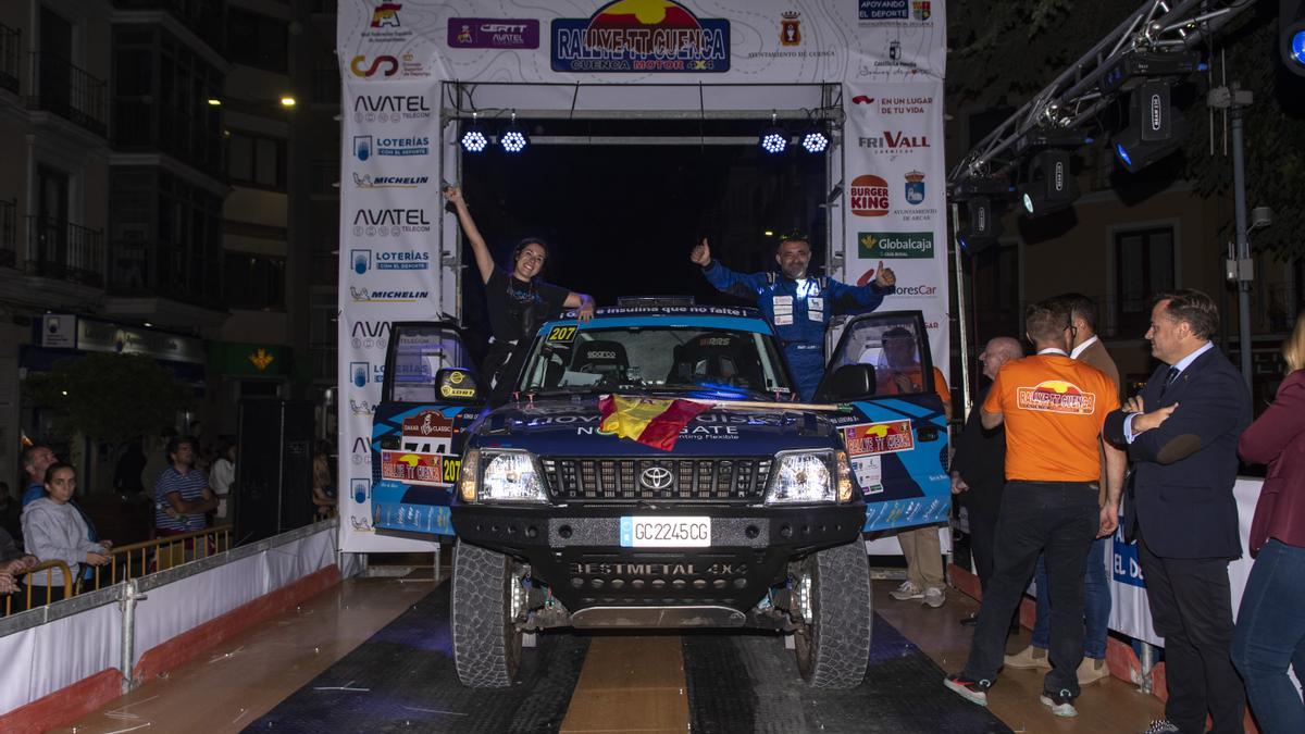 Sonia Ledesma y Dani Albero, en el Rally TT de Cuenca.