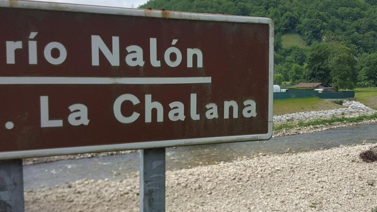 El entorno de La Chalana, en Laviana.