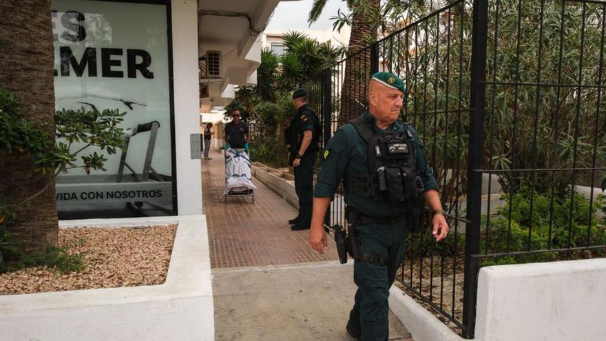 La Guardia Civil, en Ibiza.