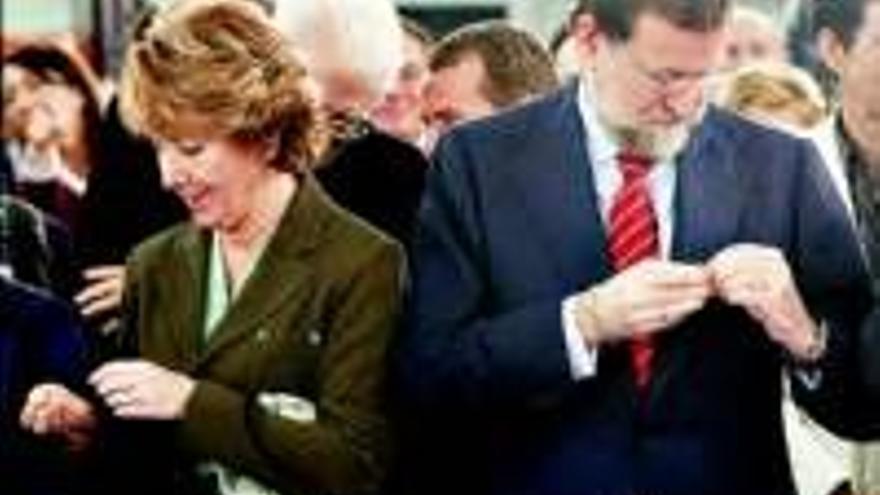 Rajoy plantará a Aguirre en la recepción del Dos de Mayo