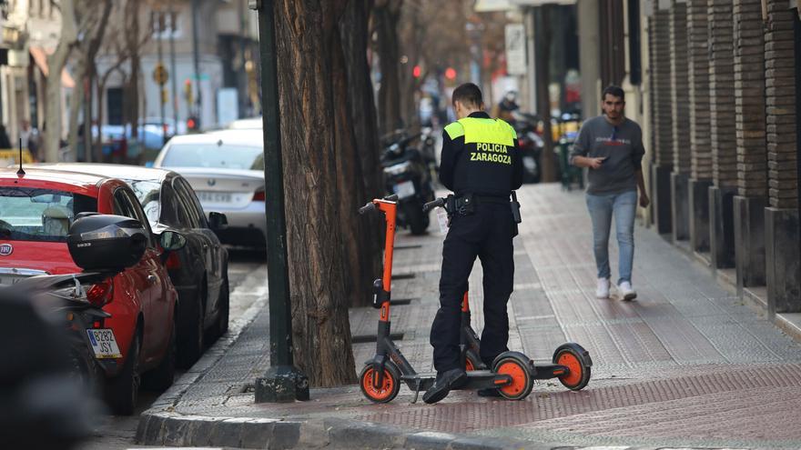 Detenido en Zaragoza por robar un patinete eléctrico y dejar otro sustraído en su lugar