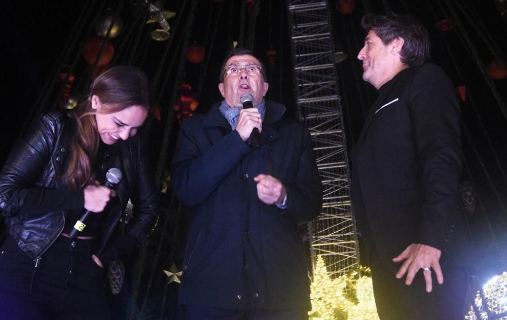 Encendido del árbol de la Circular en Murcia