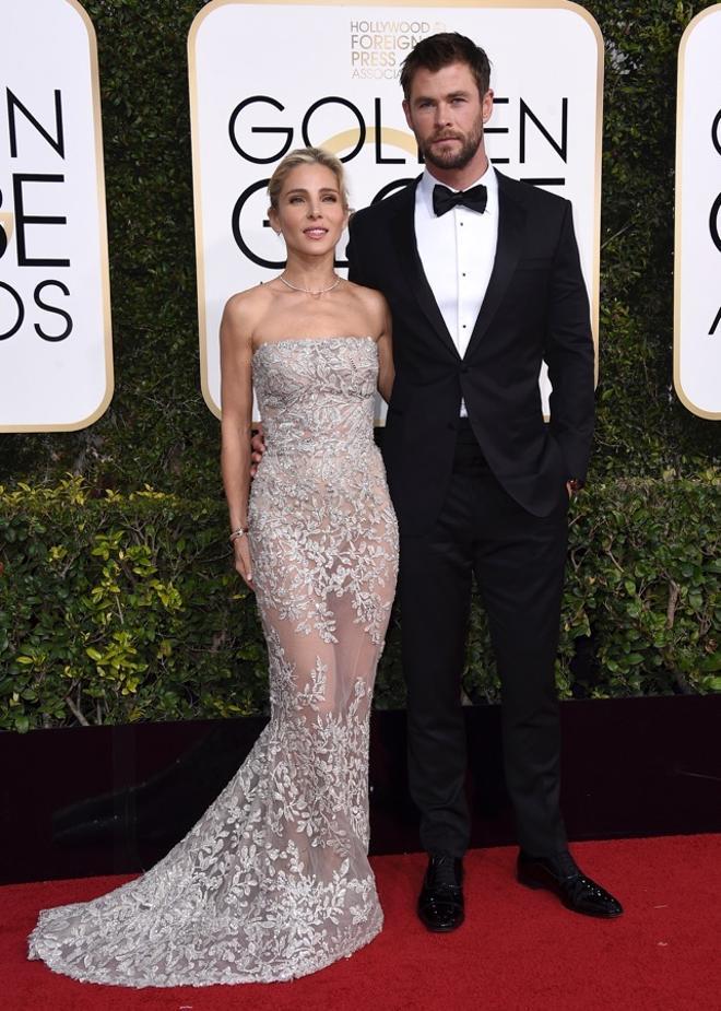 Las parejas de los Globos de Oro 2017,Elsa Pataky y Chris Hemsworth
