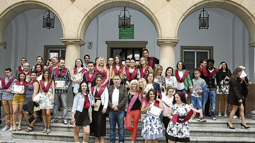 Graduación de los alumnos del centro de adultos