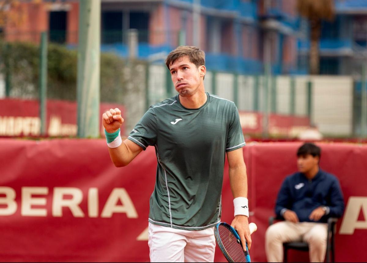 Carlos López Montagud, finalista valenciano en el cuadro masculino.