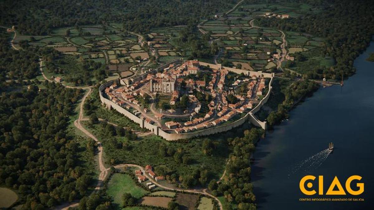 La villa medieval de Tui