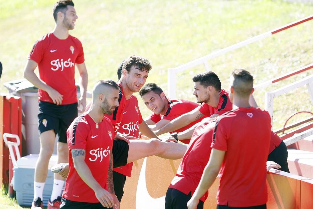 Entrenamiento del Sporting