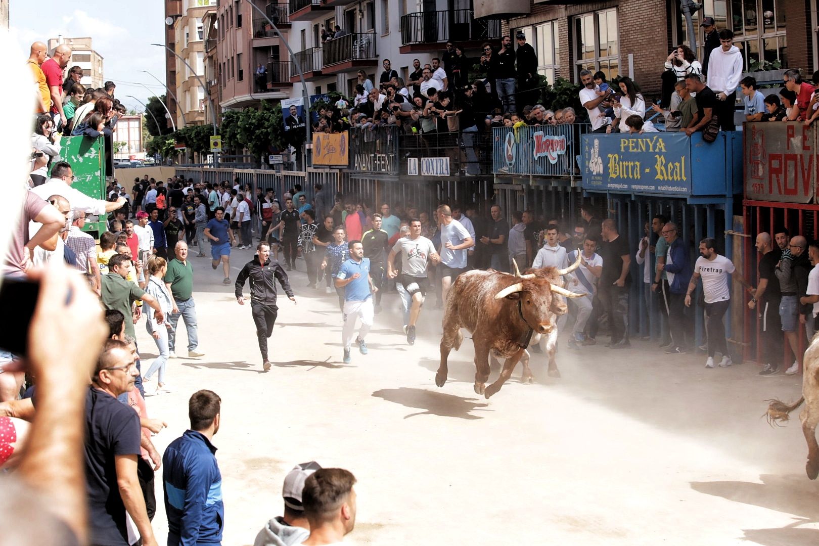 Segundo encierro de las fiestas de Vila-real