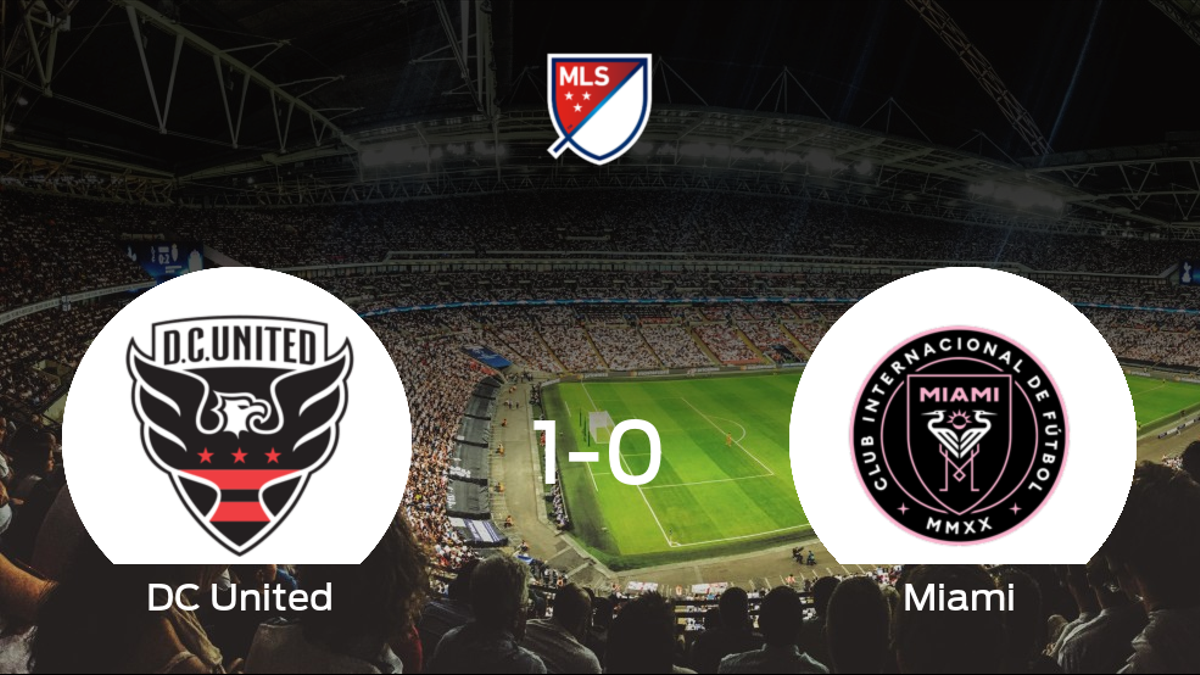 El DC United consigue la victoria frente al Inter de Miami en el segundo tiempo (1-0)