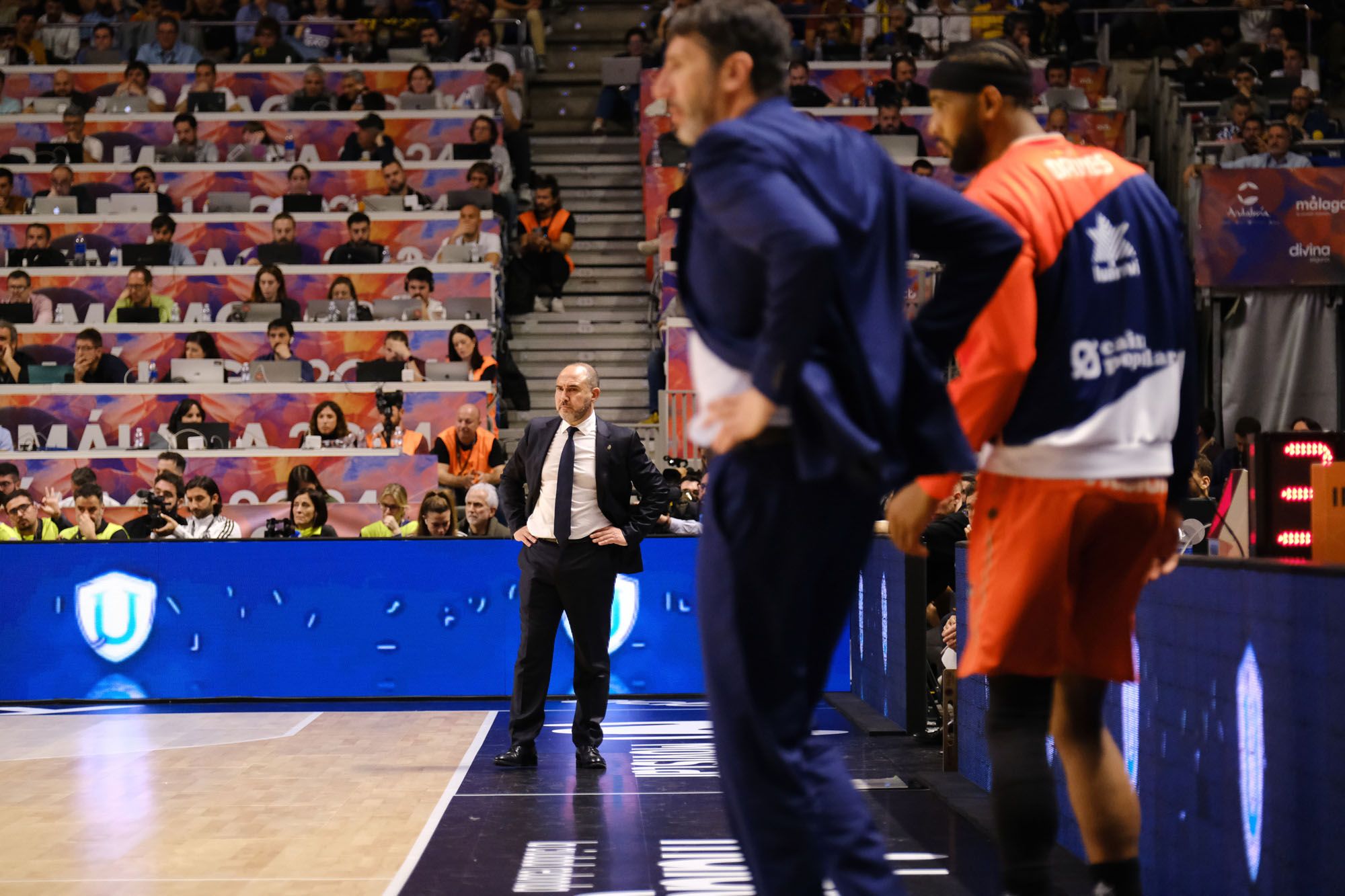 El Real Madrid - Valencia Basket de la Copa 2024. Gregorio Marrero
