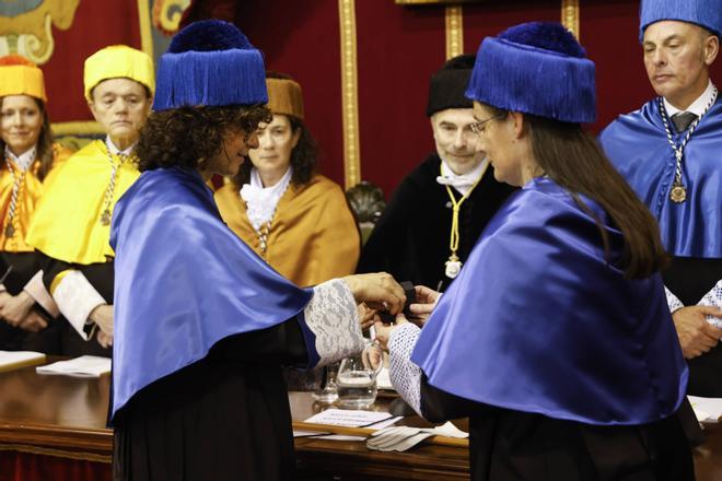 EN IMÁGENES: Emmannuel Charpentier, nueva "honoris causa" por la Universidad de Oviedo