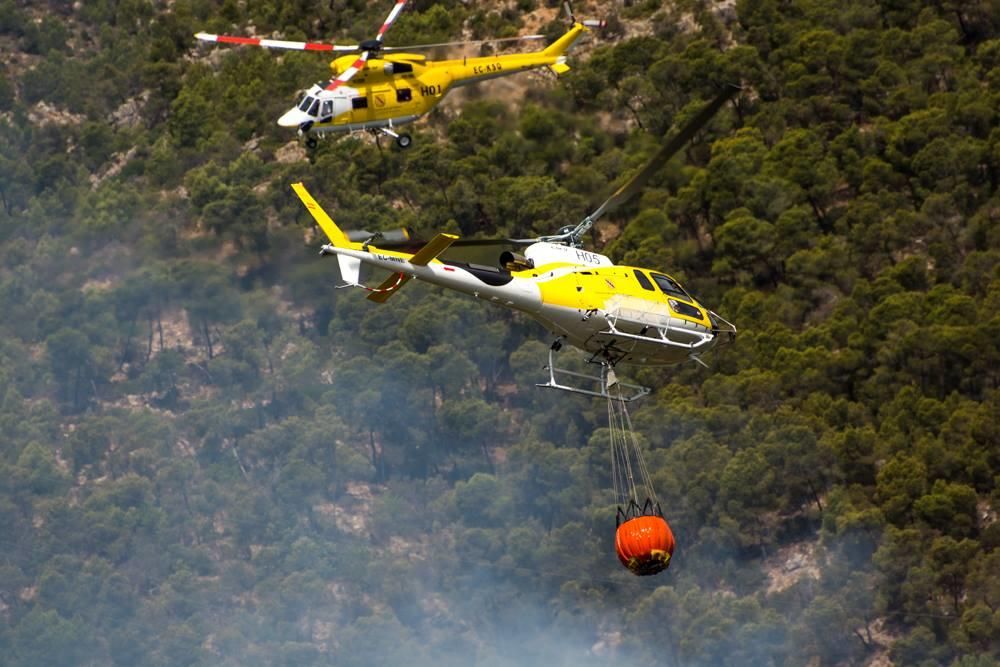 Oleada de incendios en Mallorca