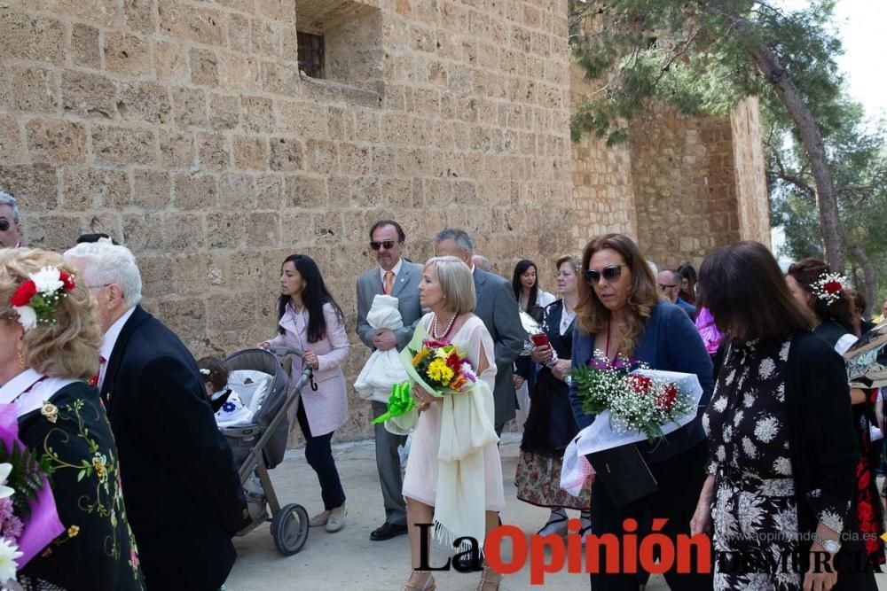 Ofrenda de flores en Caravaca