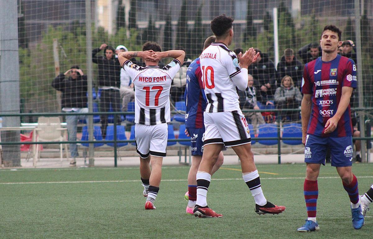 El filial albinegro desperdició varias ocasiones de gol para haber podido sentenciar antes.