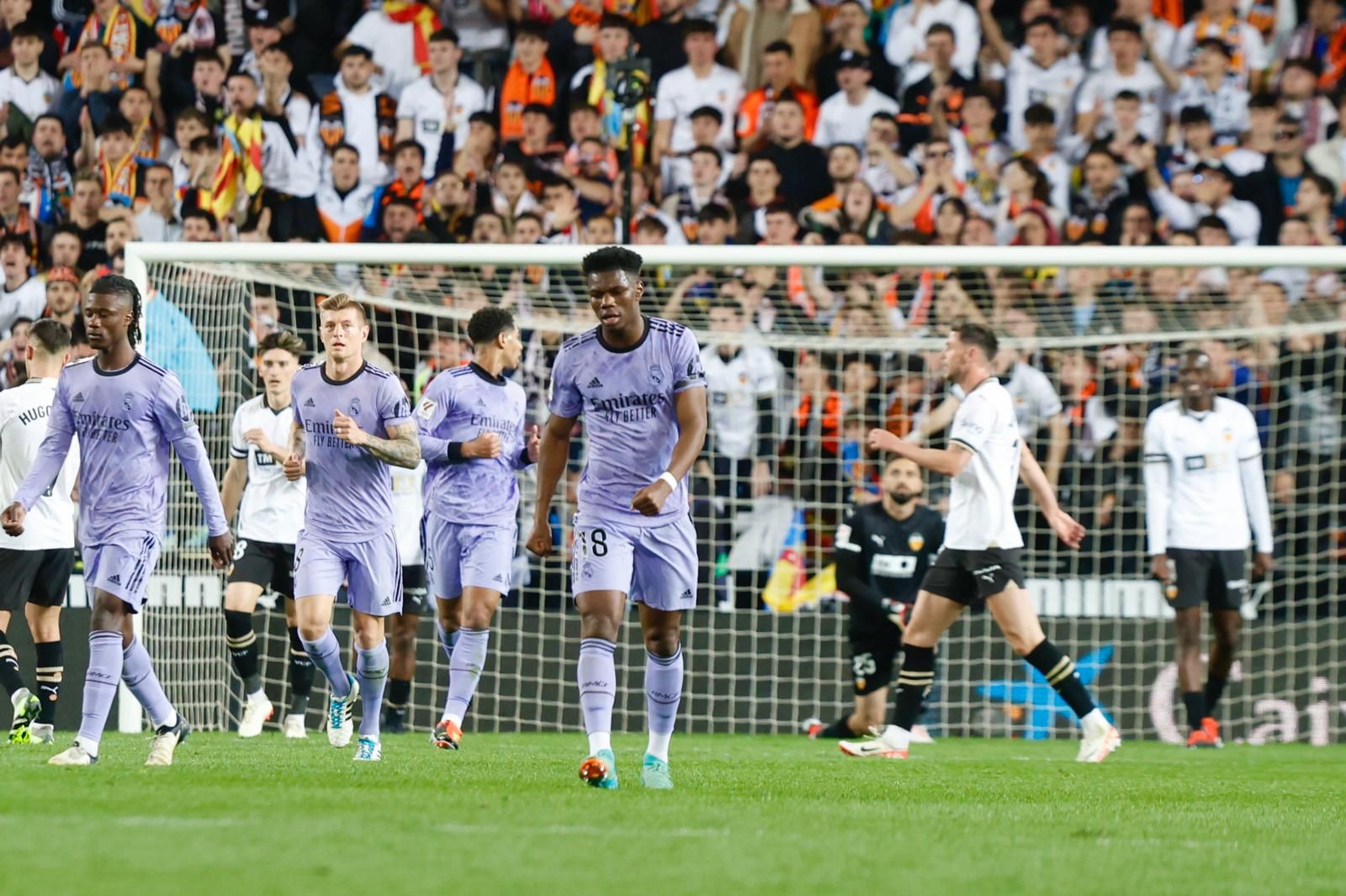 El Valencia CF - Real Madrid, en imágenes