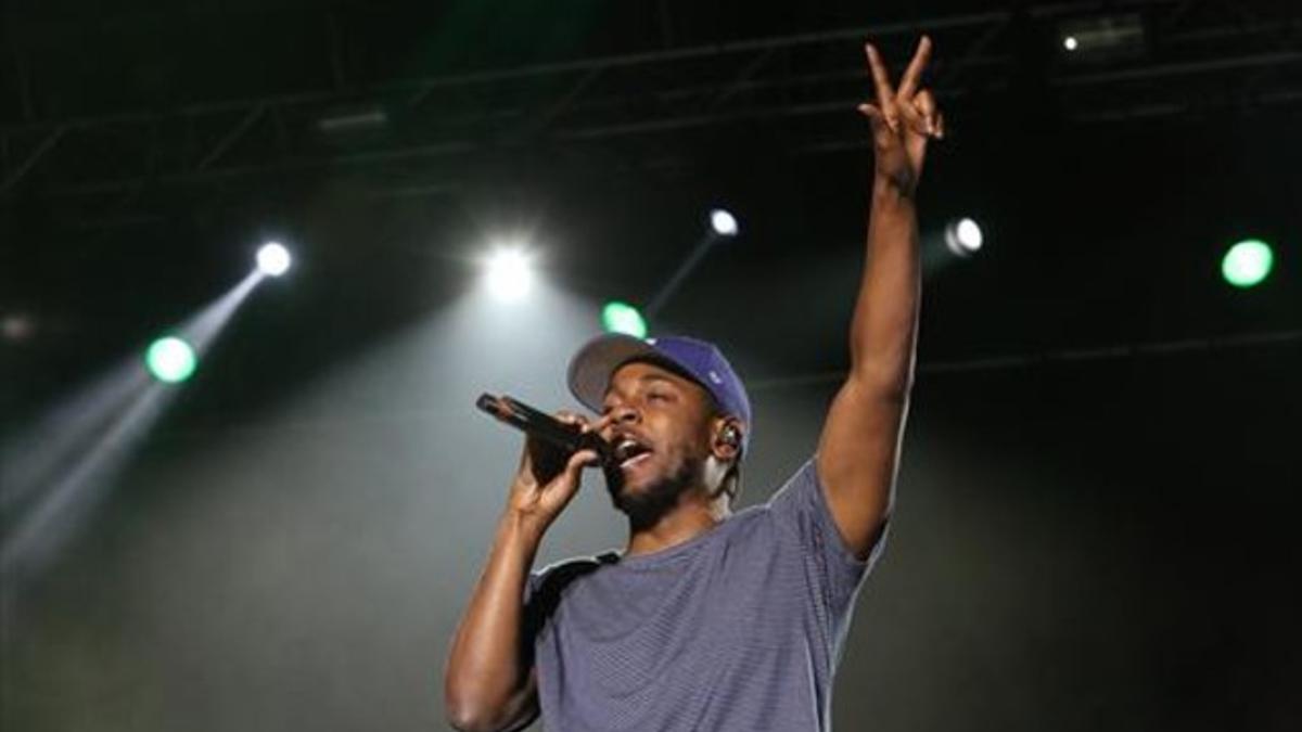 Kendrick Lamar 8El rapero triunfó en el festival Cruïlla.