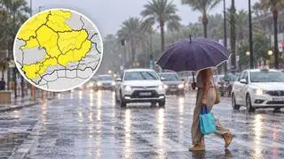 La Aemet activa el aviso amarillo por lluvias y tormentas en toda Córdoba este martes