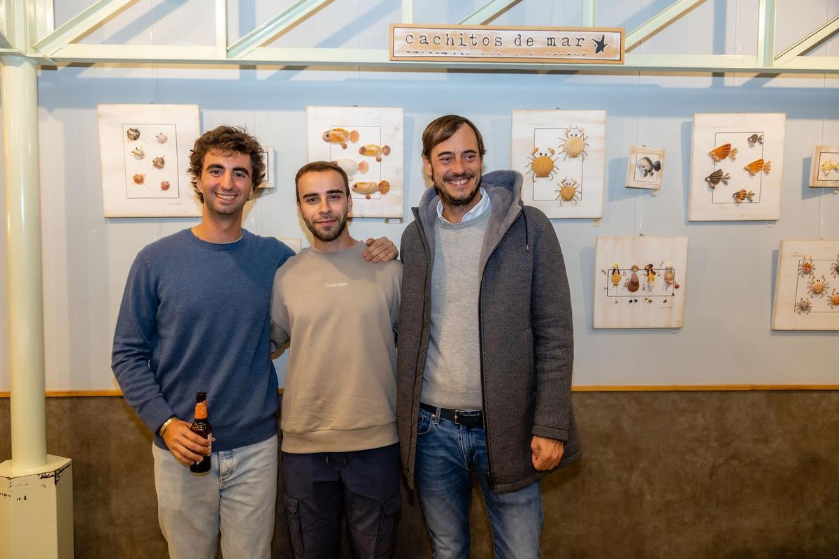 Marco Rotzer, Ricardo Navarro y Carlos Valsangia