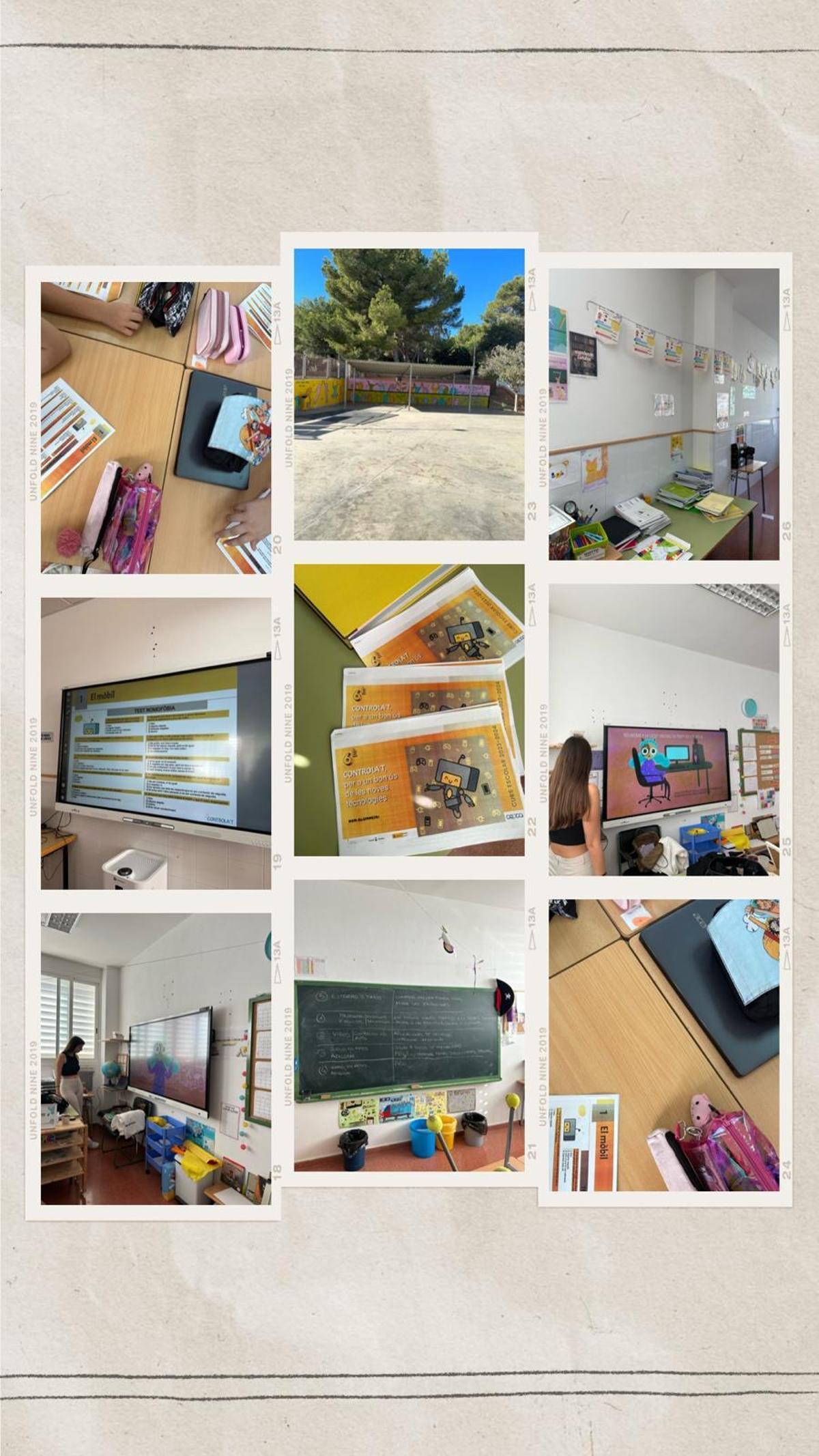 Fotos del programa Controla't destinado a concienciar sobre el uso de pantallas en menores