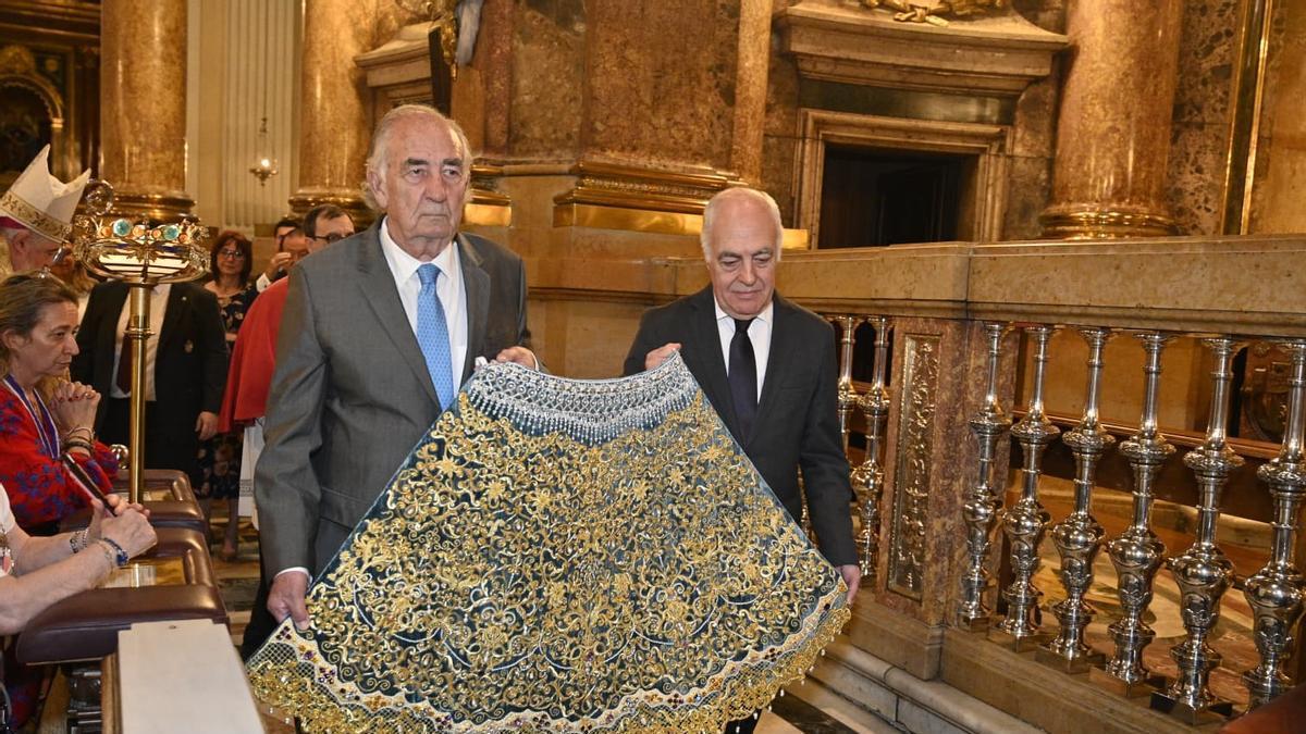 El presidente y el director general de Ibercaja, Amado Franco y José Luis Rodrigo