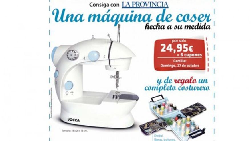Promoción máquina de coser