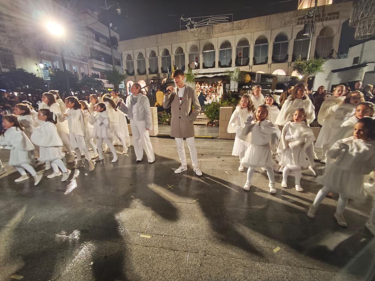 Actuación navideña en Lucena.