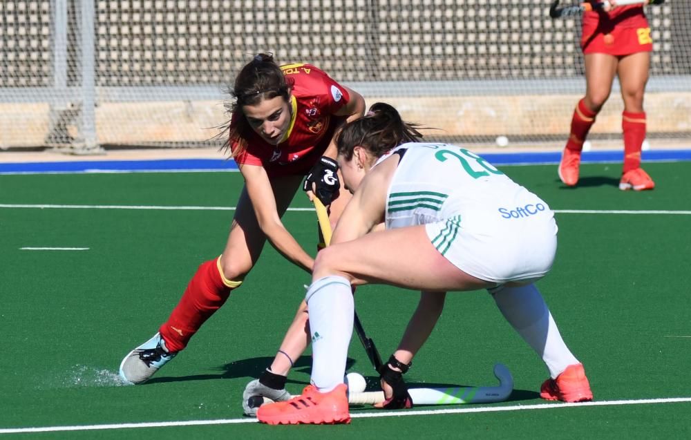 Selección española femenina de hockey en Murcia