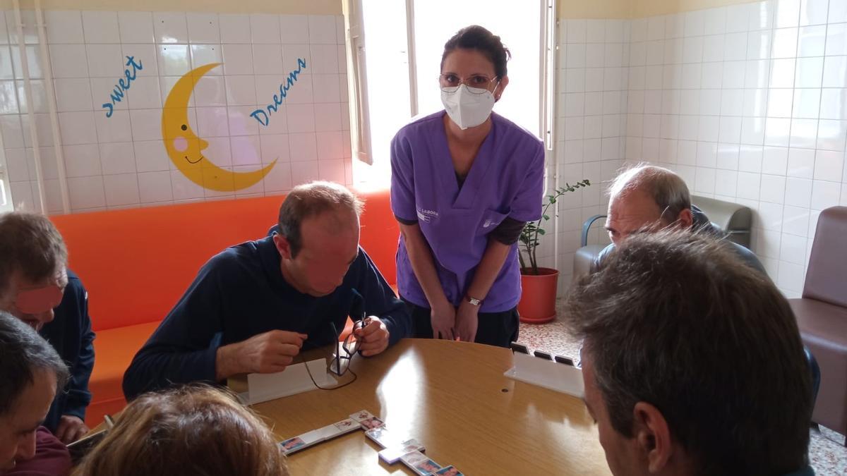 Actividades del Taller de Empleo de la rama de atención sociosanitaria.