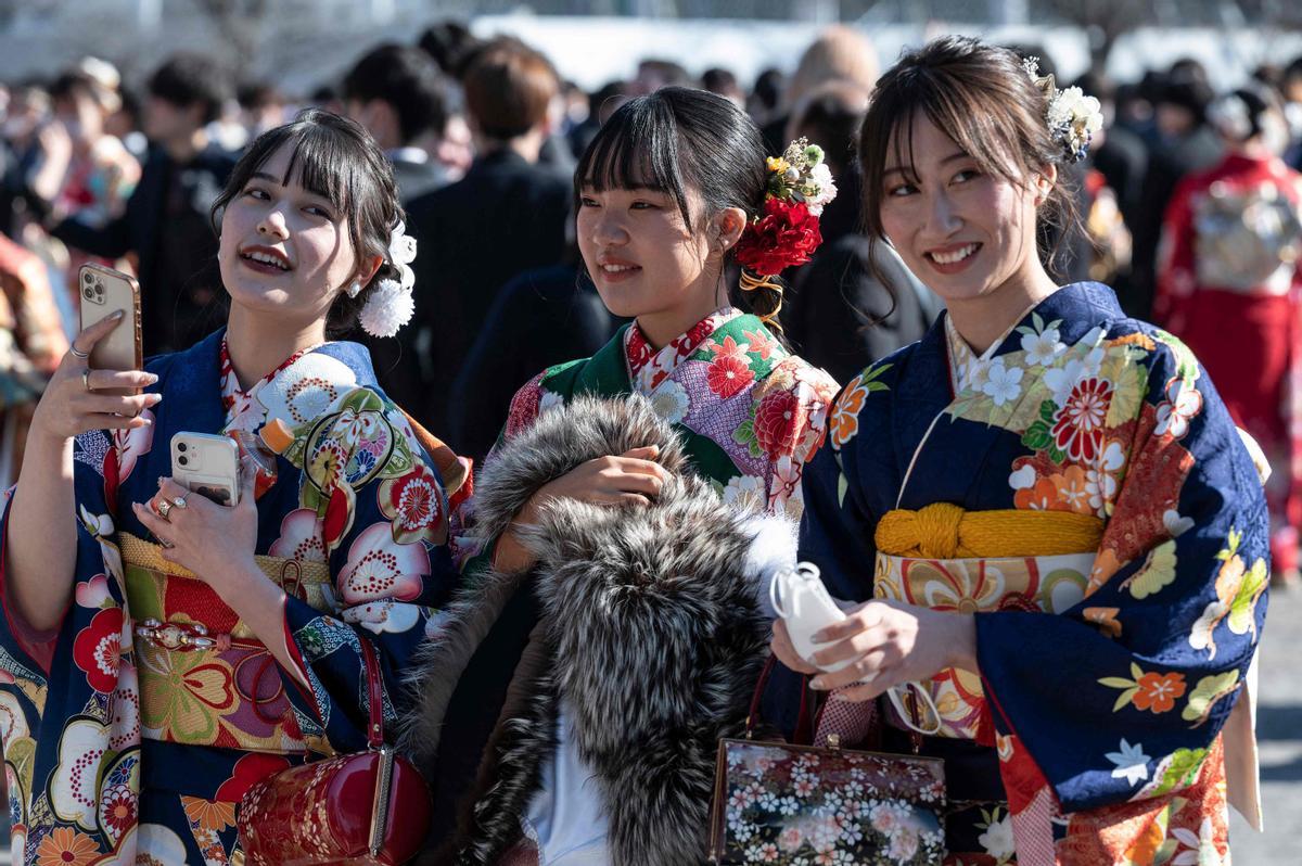 Ceremonia de celebración del Día de la Mayoría de Edad en Japón