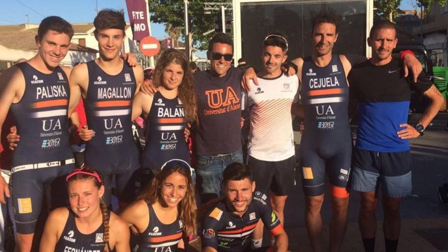 Jesús Gomar, del triatlón UA, consigue el répoker de títulos en Fuente Álamo