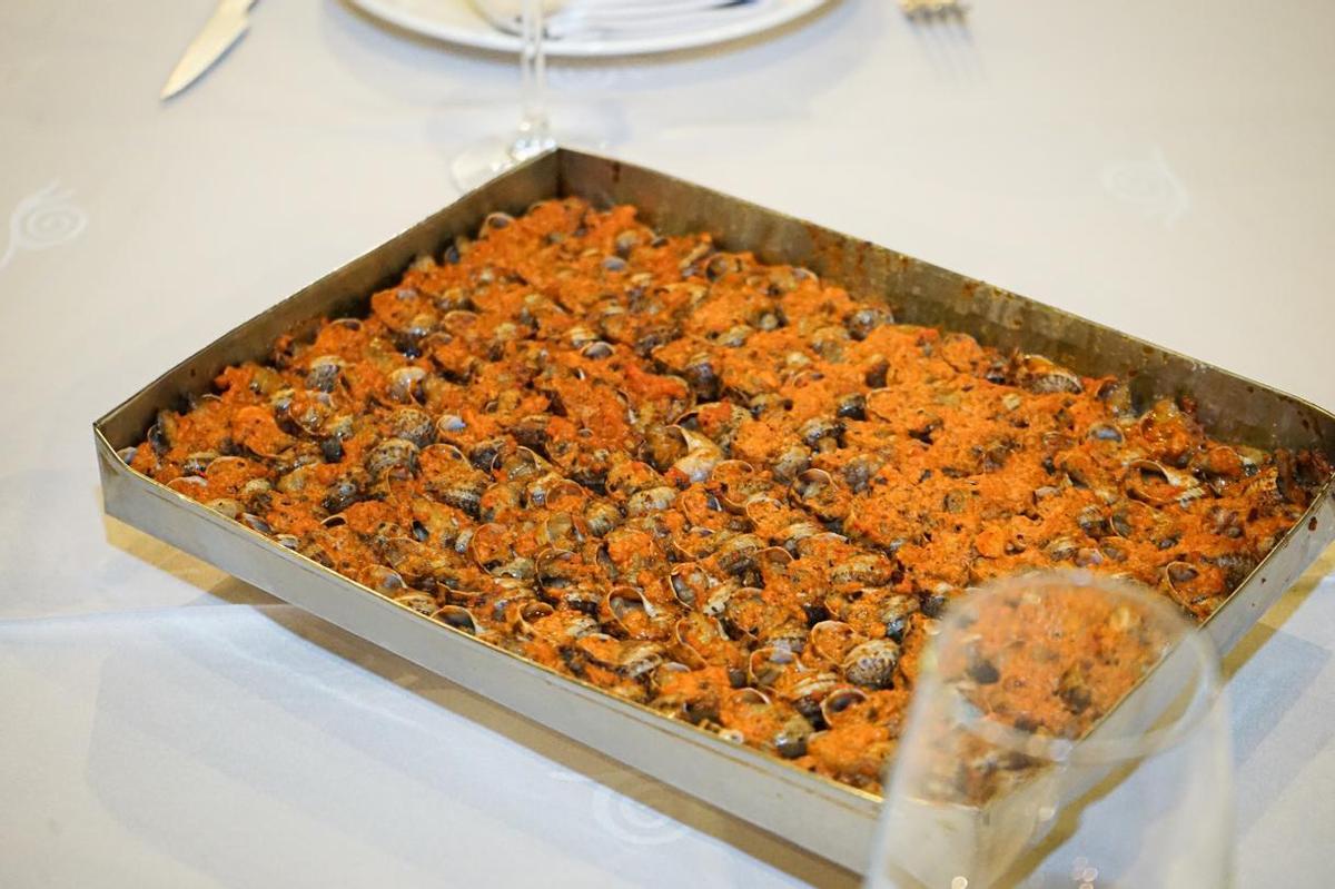Els cargols amb salsa de tomàquet de Can Barris.