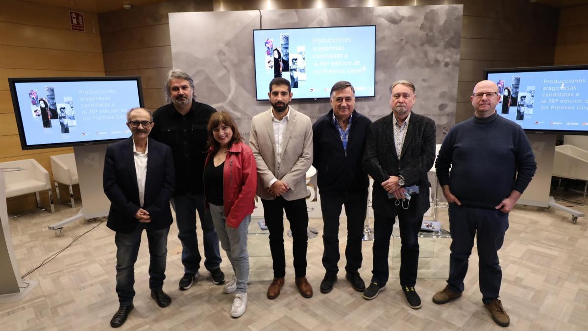 El cine aragonés se ha unido para presentar sus candidaturas a los próximos premios Goya.