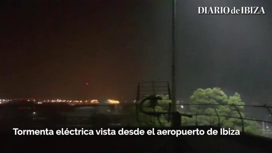 Tormenta eléctrica en Ibiza