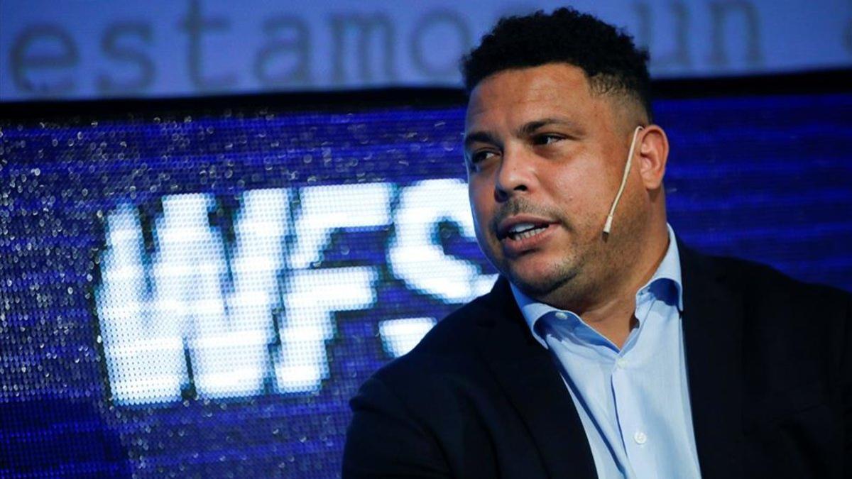 Ronaldo, en el foro &quot;World Football Summit&quot;