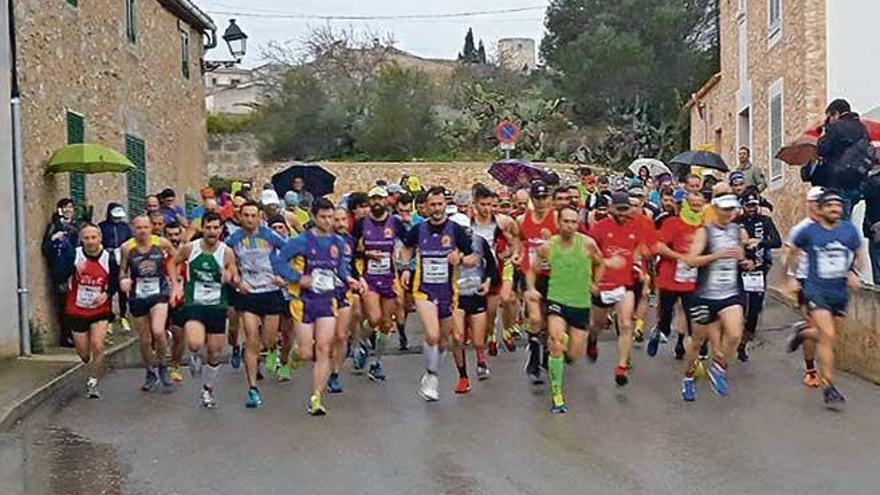 Los corredores vivieron una jornada poco apacible en s´Alqueria Blanca.