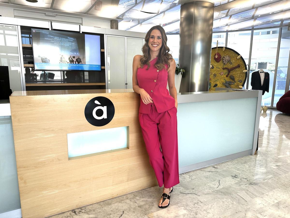 Gemma Payá en las instalaciones de À Punt.