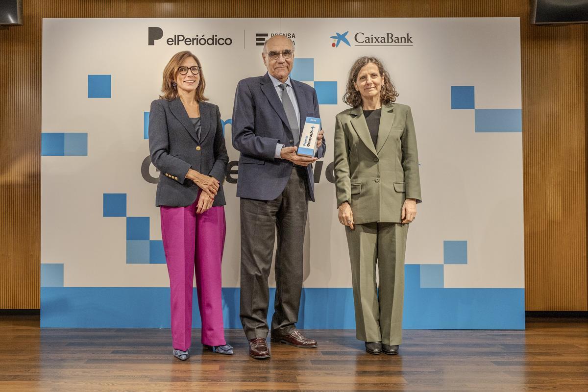 El empresario Salvador Alemany, presidente de Saba y de la Fundación delGran Teatre del Liceu se llevó el Premio a la Trayectoria Profesional.