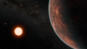 Gliese 12 b orbita una estrella enana roja fría.
