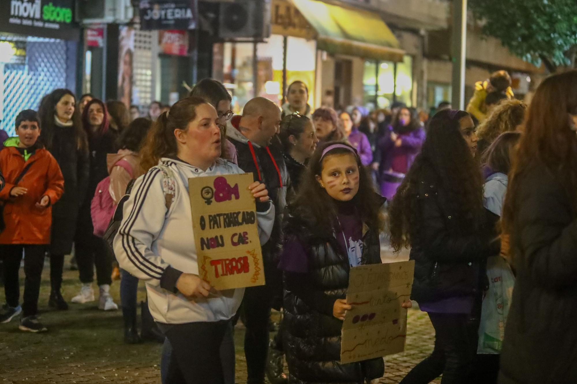 La comarca se moviliza en pleno para visibilizar el Día Internacional de la Mujer