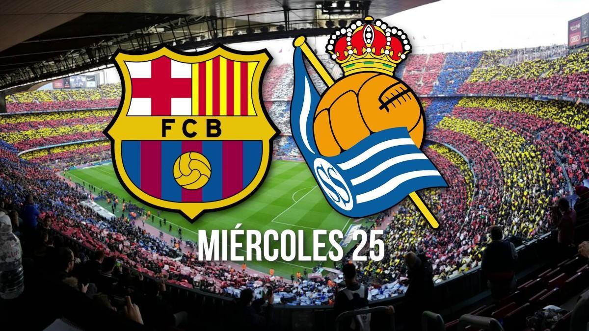 El Barça se juega el pase a semifinales ante una Real Sociedad en muy buena dinámica