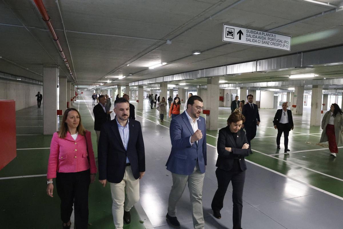 EN IMÁGENES: Así es el nuevo parking disuasorio de la avenida Portugal de Gijón