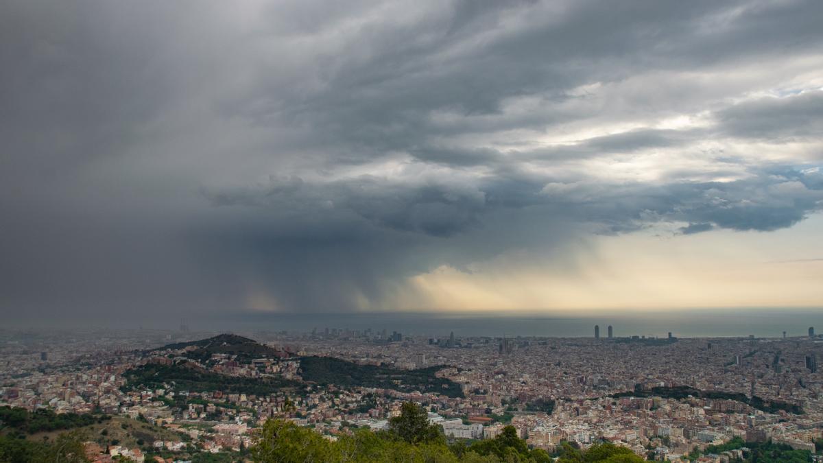 La lluvia llega a Barcelona, el 23 de mayo del 2023